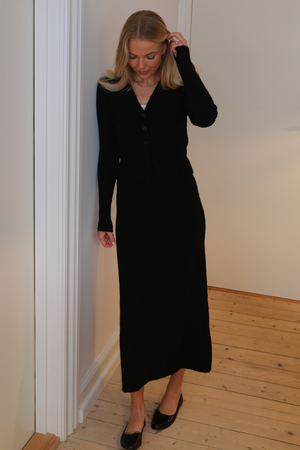 Nova Knit Skirt - Black