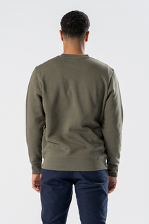 Sudadera cuello redondo - Verde militar