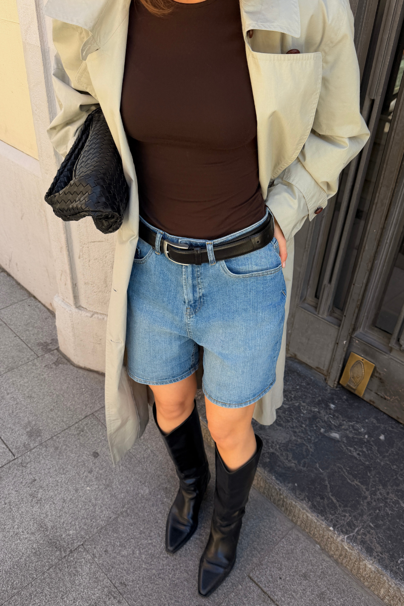 The Original Performance Denim Shorts - Medium Blue Denim (Woman)
