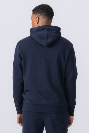Sudadera con capucha esencial - Azul marino