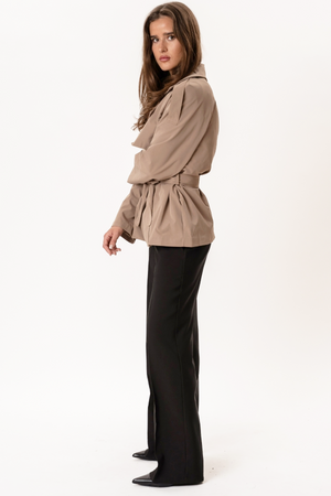 Sia Short Trenchcoat - Camel