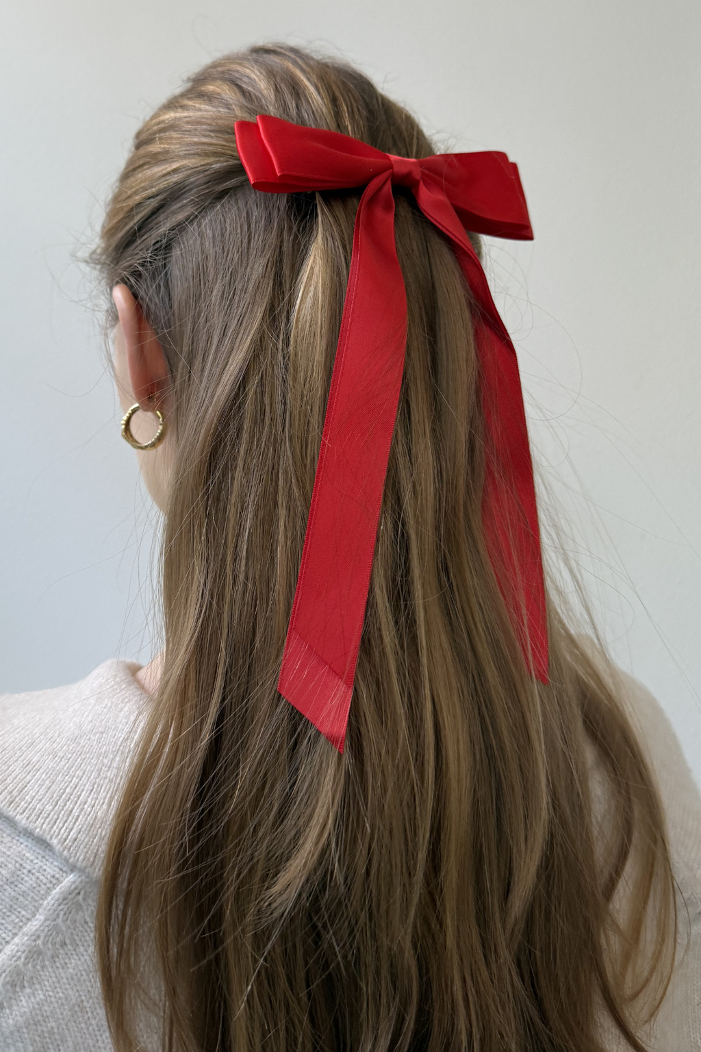 Bow Clip - Rojo
