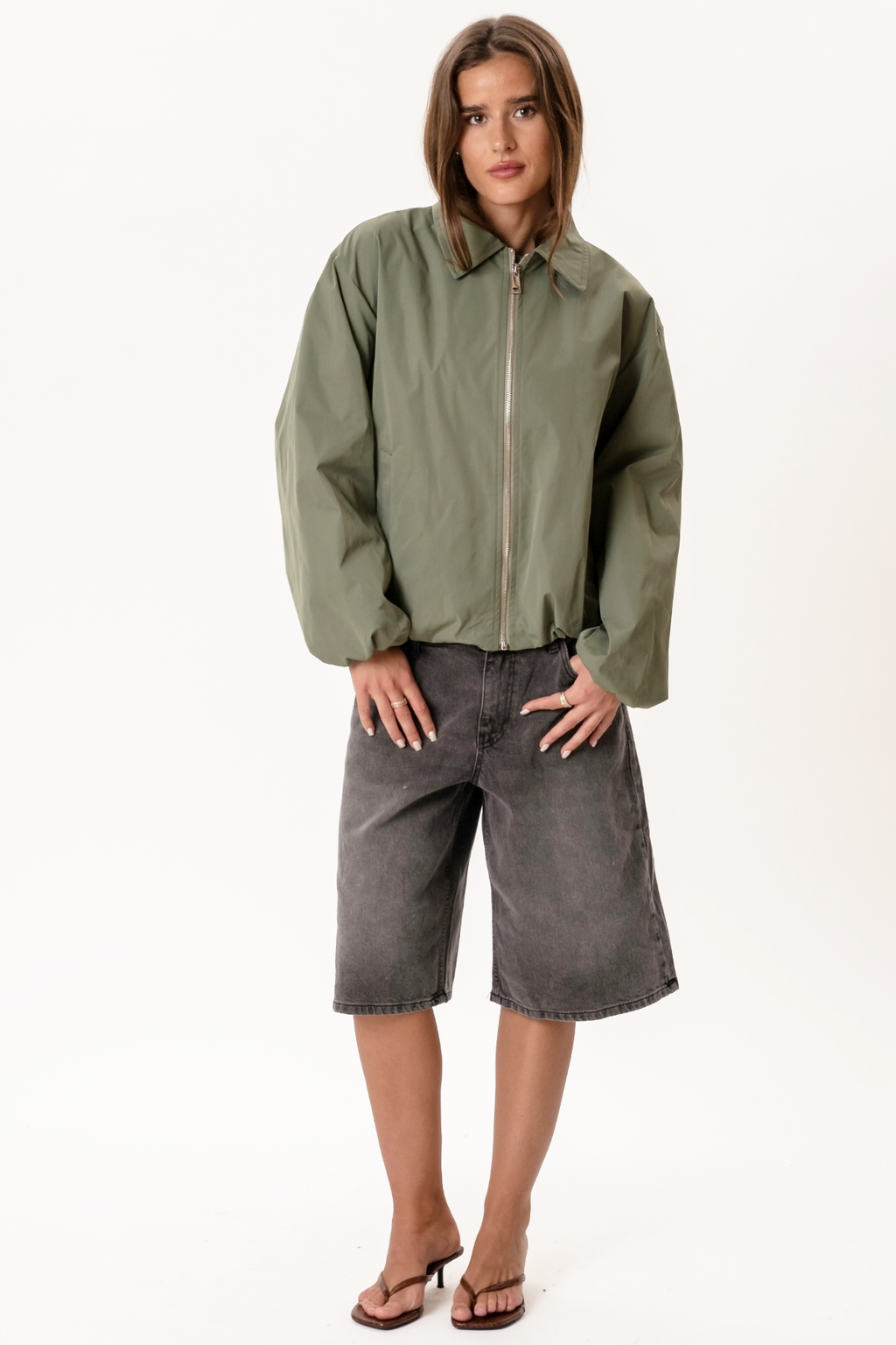 Chaqueta corta Ines - Caqui