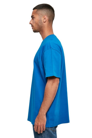 Pesado Oversized Camiseta - Azul Cobalt