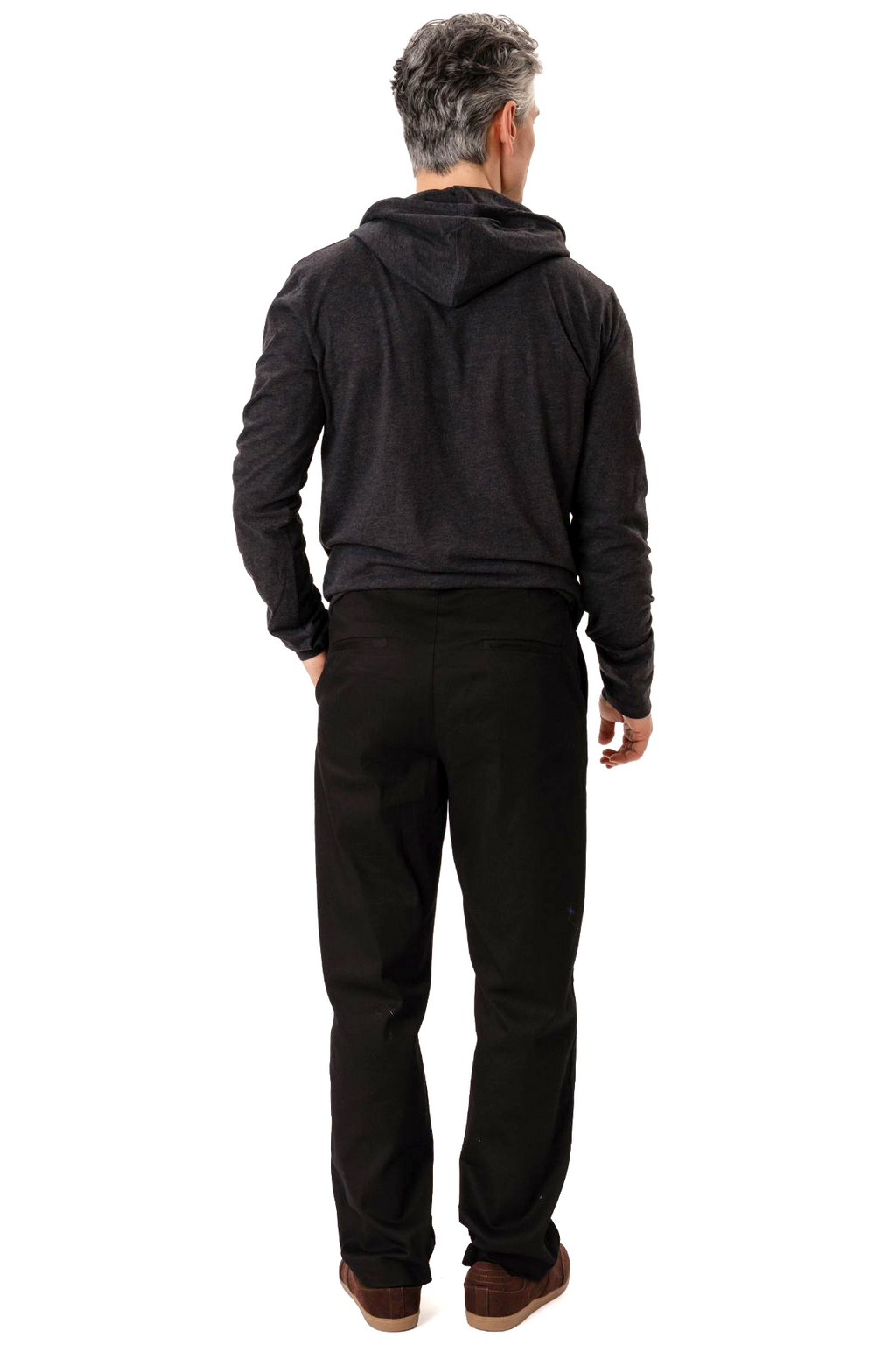 Sudadera con capucha ligera - negro