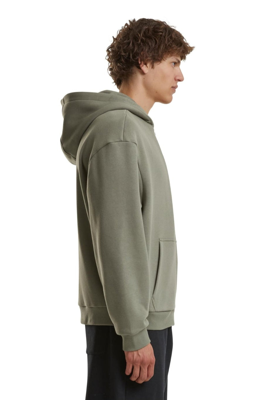 Everyday Zip Hoodie - Oliva pálida