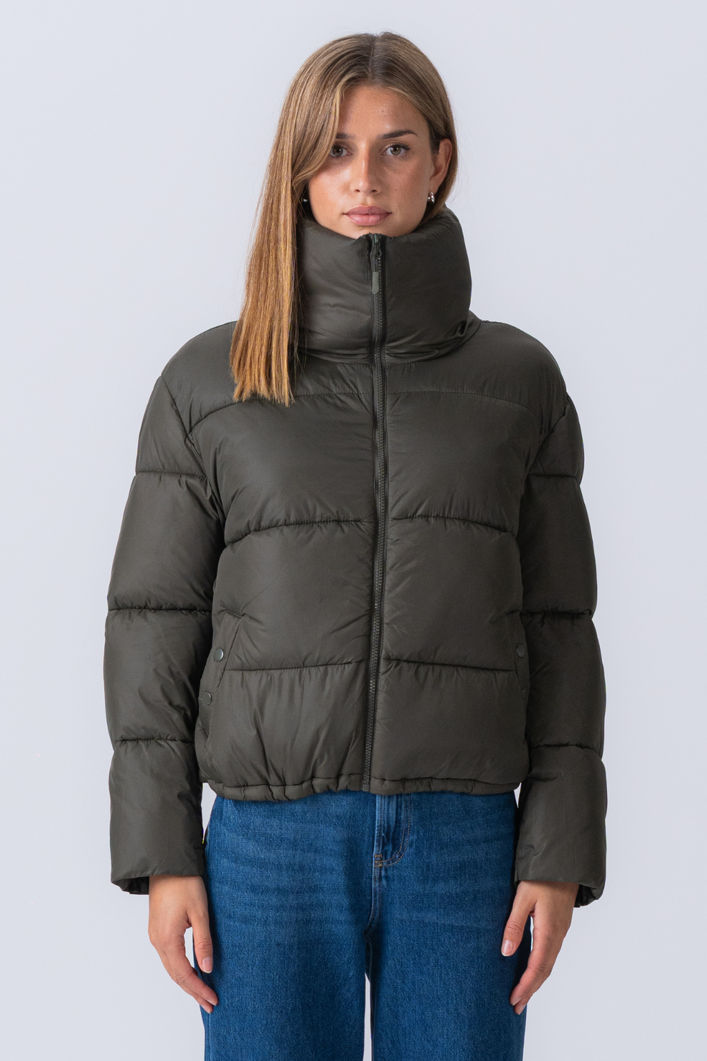 Chaqueta corta corta - Oliva