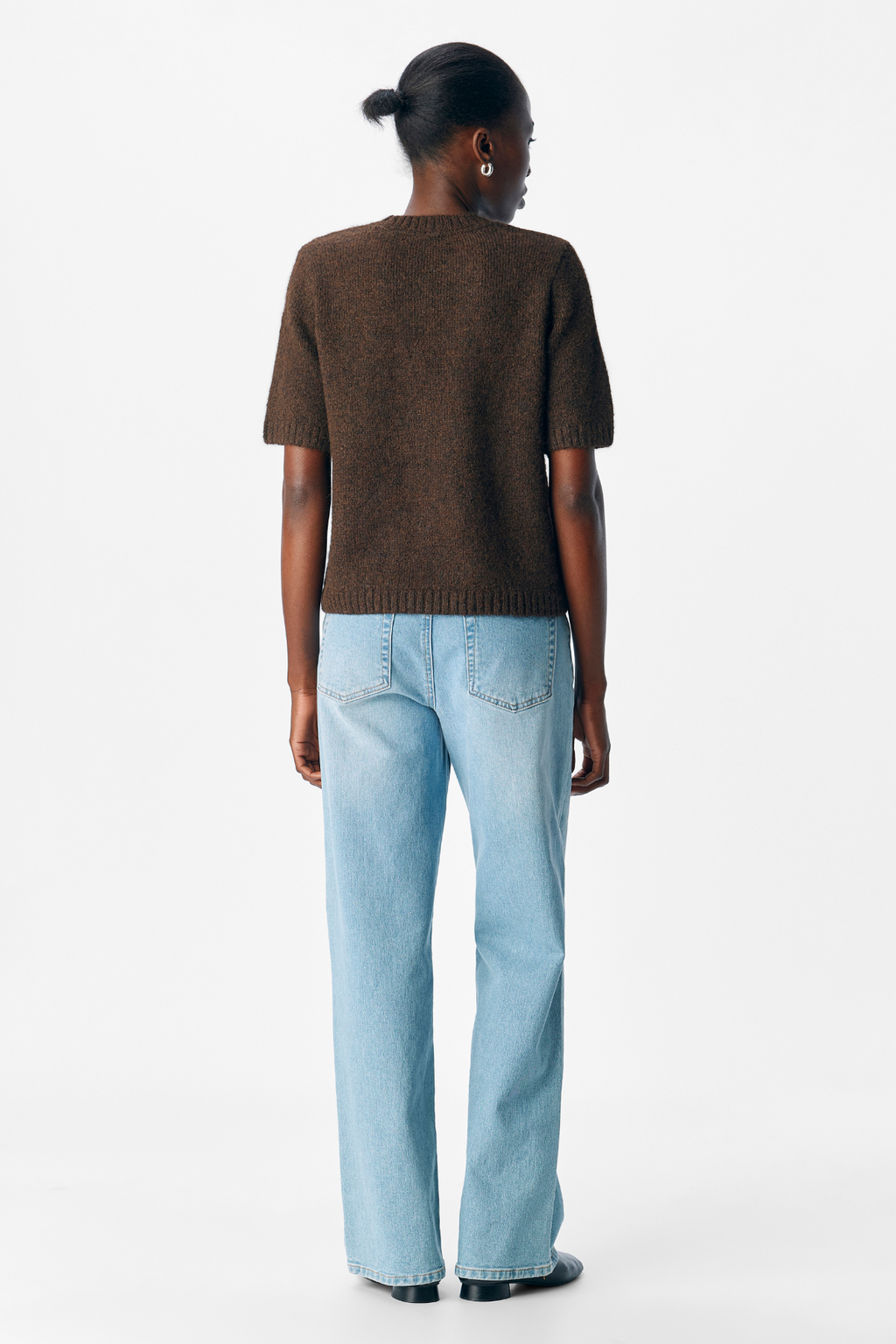 Aggia S/S Girlor de punto - Sell Brown