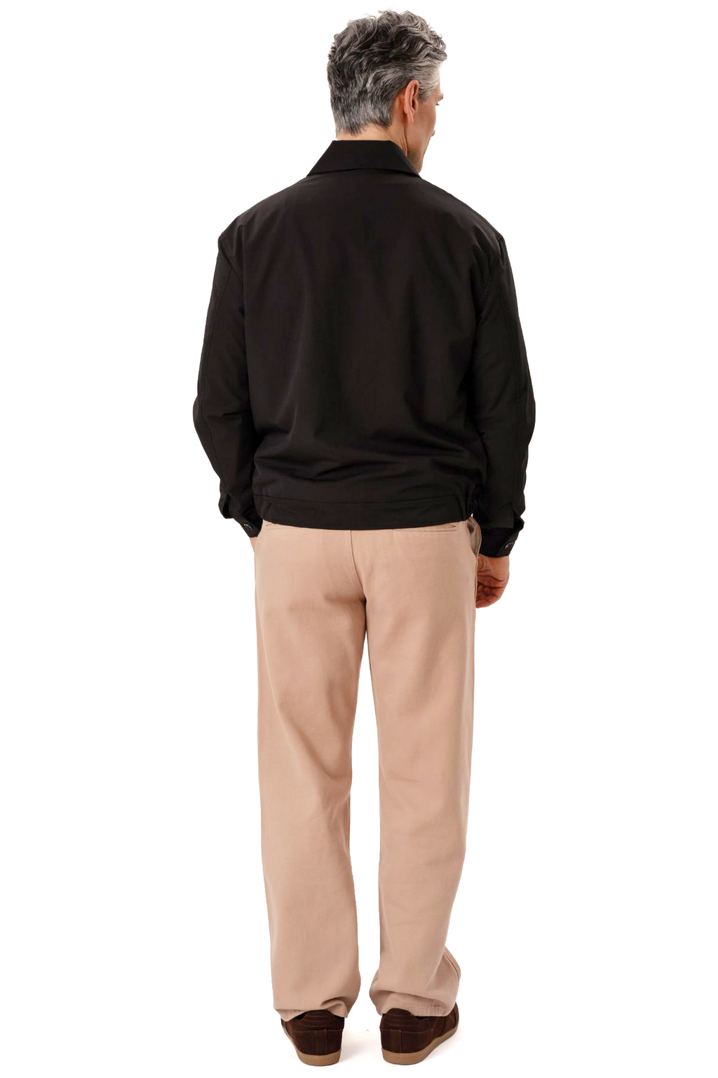 Chaqueta Milan con cremallera - Negro