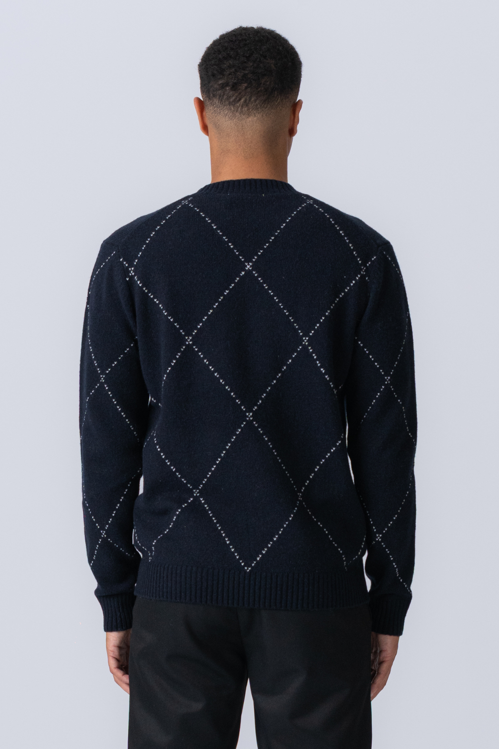 Isaac Wool Knit - Marina oscura