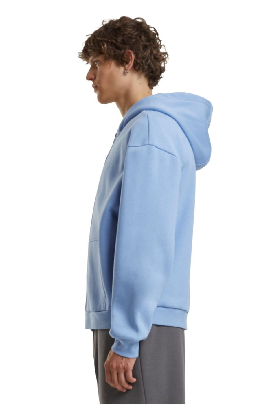 Everyday Zip Hoodie - Blue en polvo