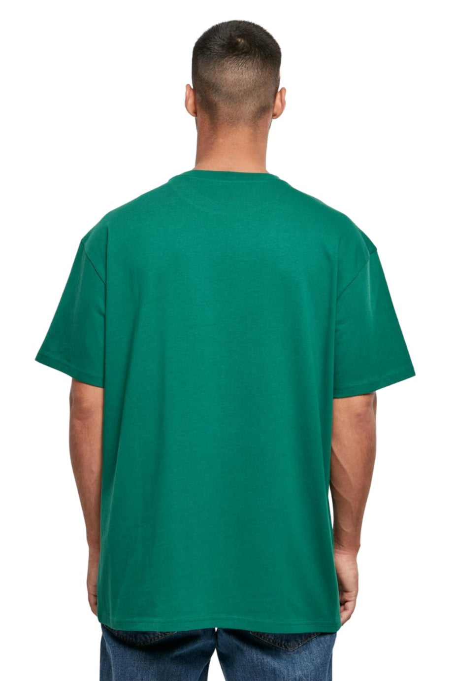 Pesado Oversized Camiseta - Verde