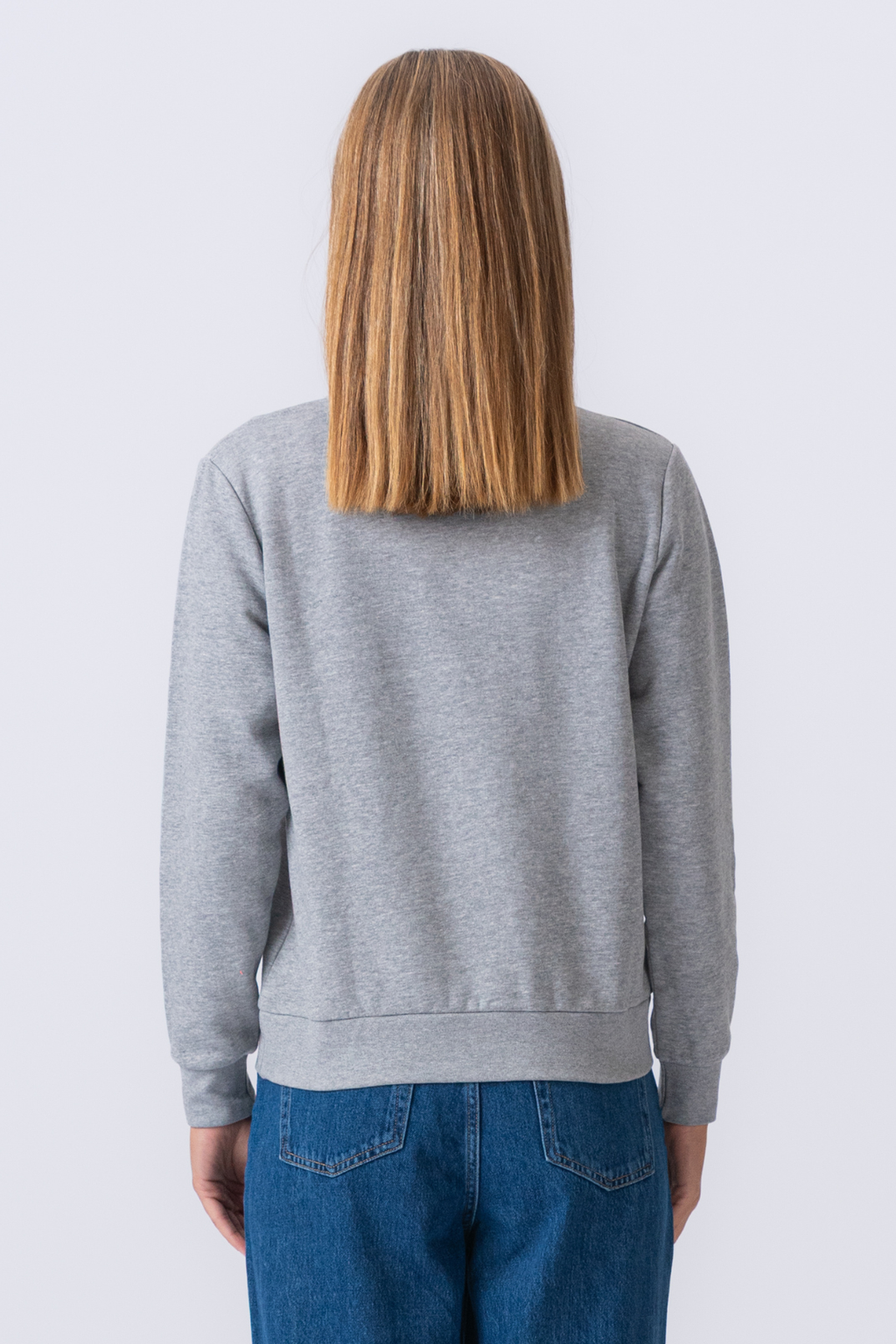 Essential Crewneck - Grey Melange