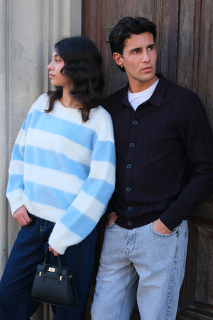 Cárdigan Arthur Knit - Marina oscura