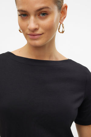 Panda Modal Top - Black