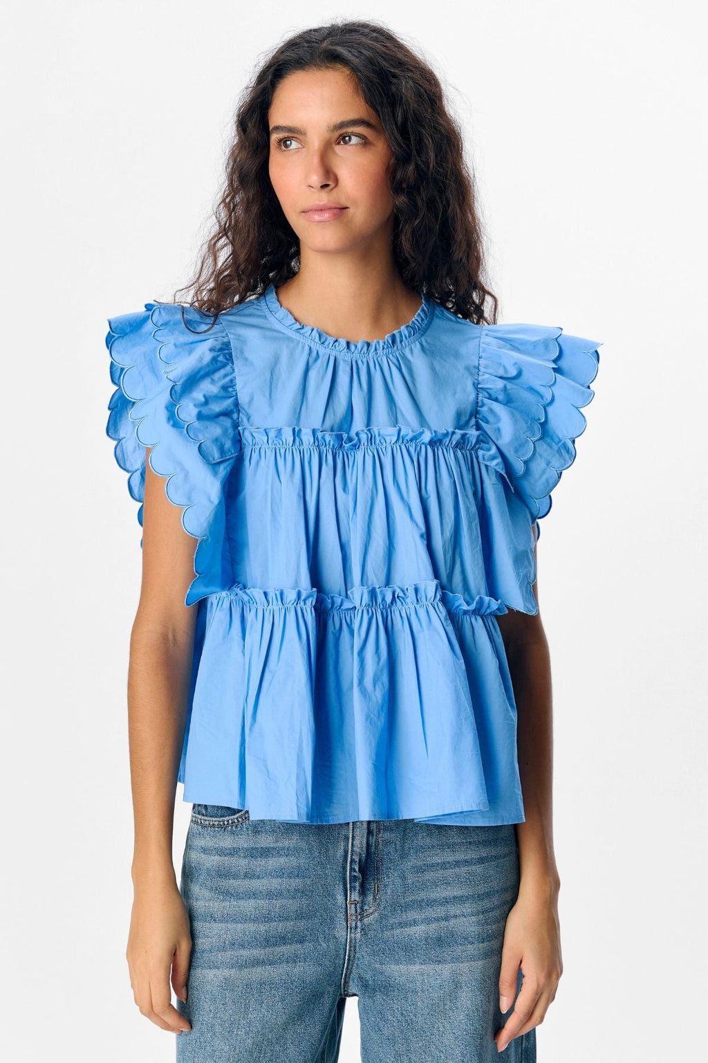 Hope Top - Cornflower Blue