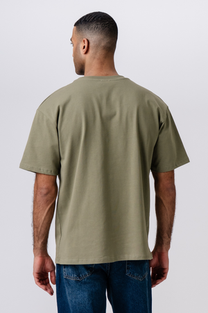 Camiseta Heavy Boxfit - Oliva