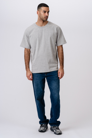 Camiseta Heavy Boxfit - Gris oscuro