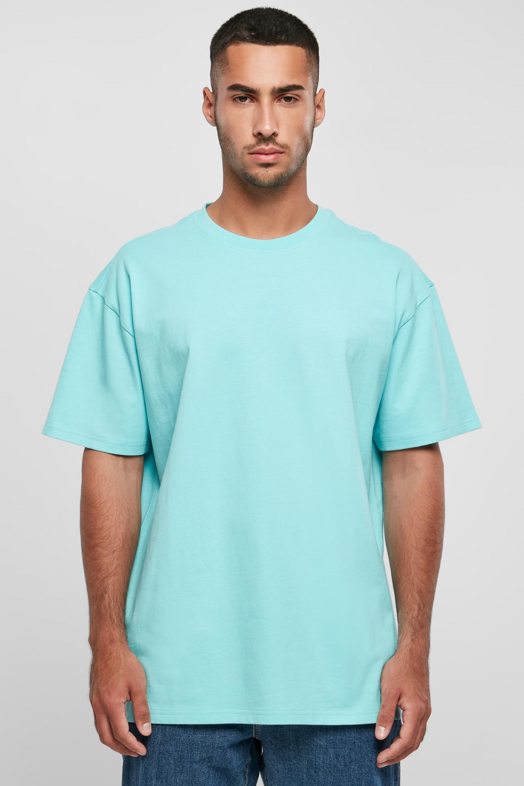 Pesado Oversized Camiseta - Beryl Blue