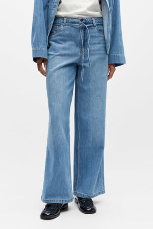 Vaqueros anchos Rosie - Denim azul claro