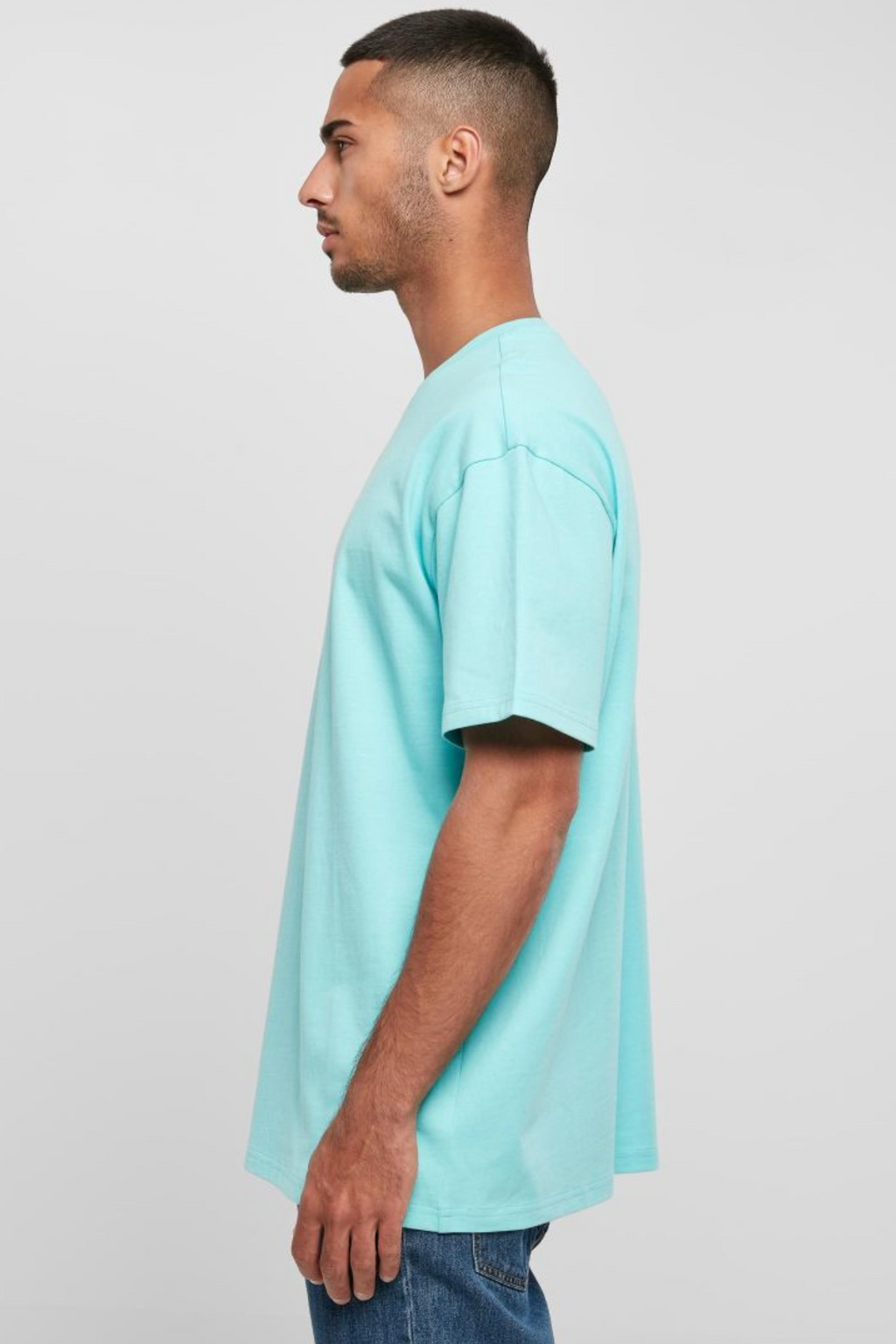 Pesado Oversized Camiseta - Beryl Blue