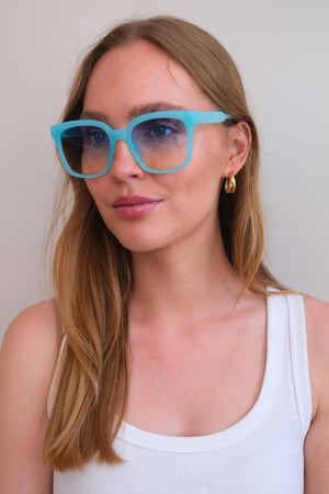Aisha Sunglasses - Light Blue