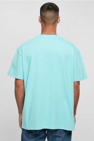 Pesado Oversized Camiseta - Beryl Blue