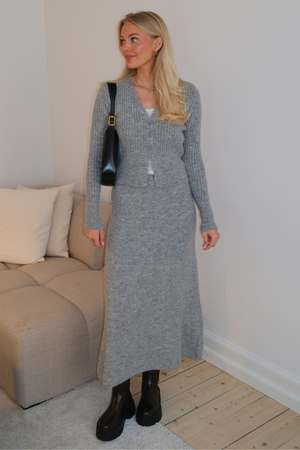 Nova Knit Skirt - Grey