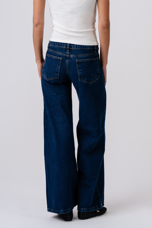 Bianca Low Waist Jeans - Medium Blue