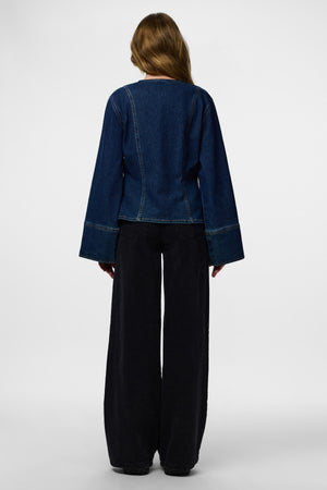 Camisa Vaquera Flora - Vaquero Azul Oscuro