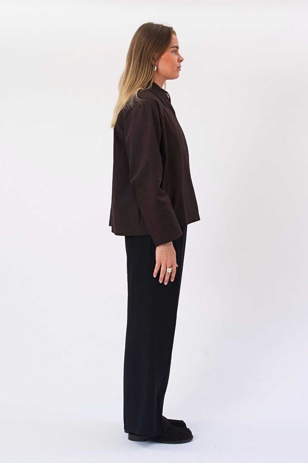 Chaqueta corta Mavis - Marrón oscuro
