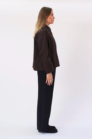 Chaqueta corta Mavis - Marrón oscuro
