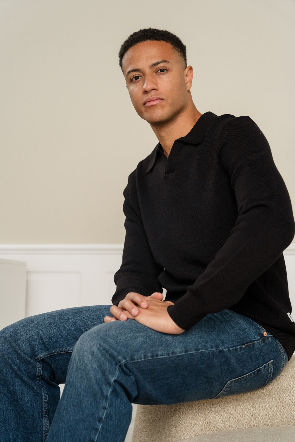 Samuel Polo Knit - Negro