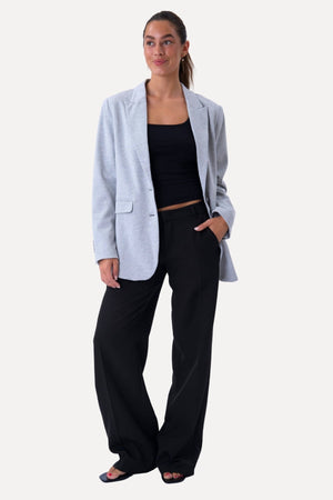 Blazer de corte clásico - Gris claro