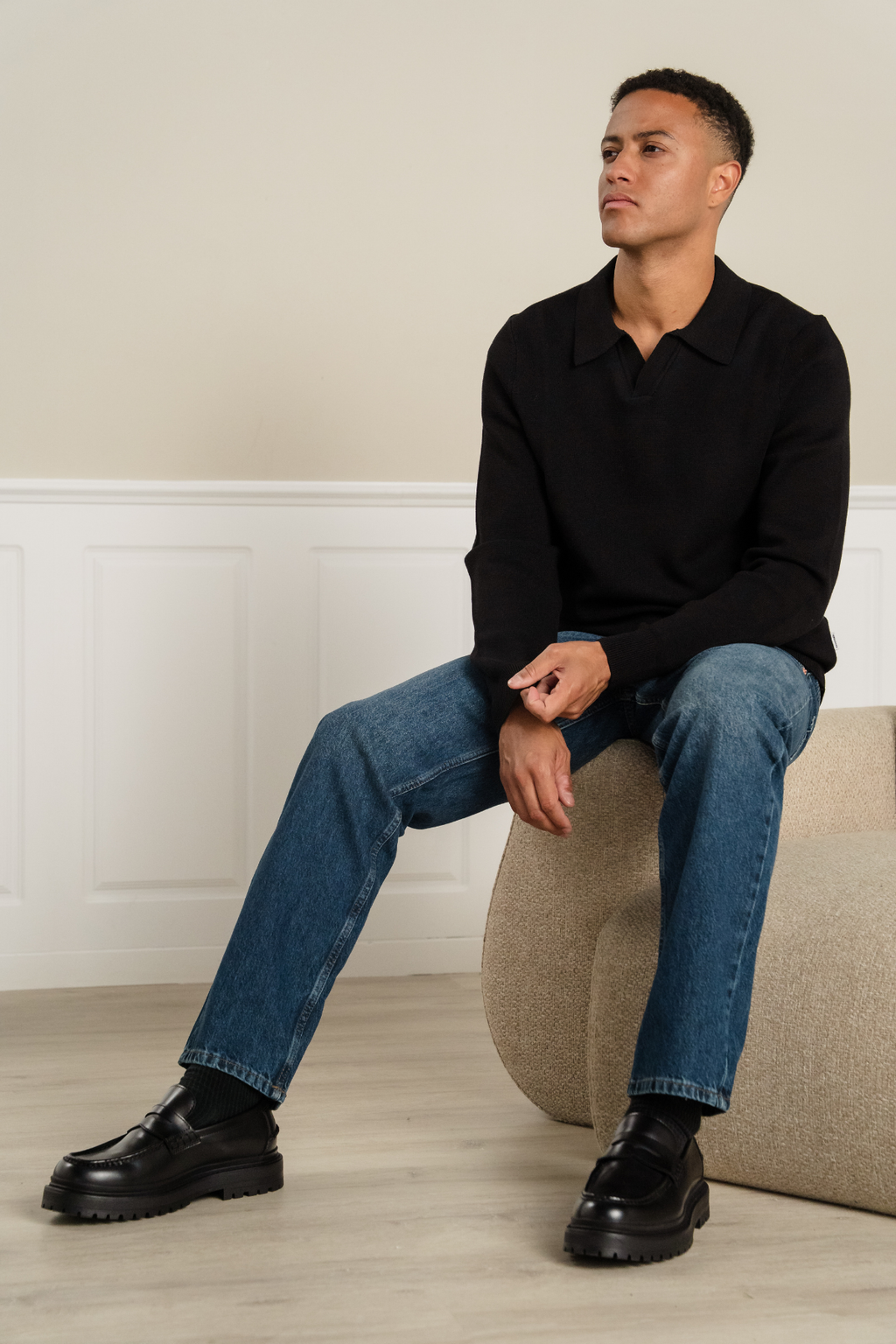 Samuel Polo Knit - Negro