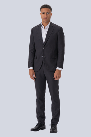 Premium Traje de un solo pecho (negro)