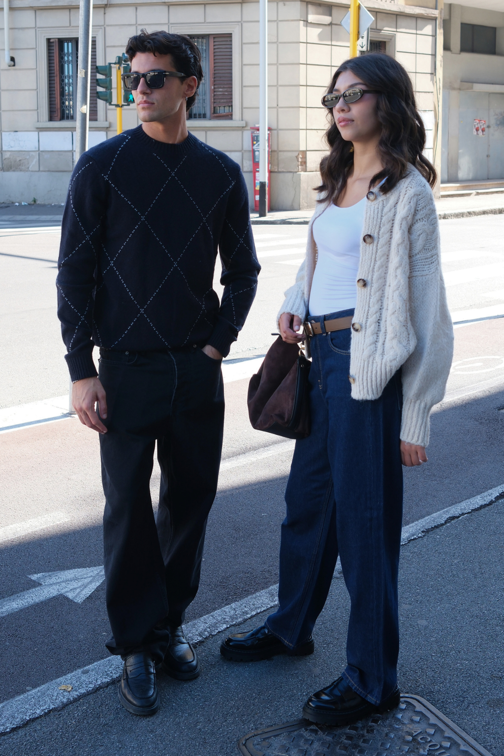 Isaac Wool Knit - Marina oscura