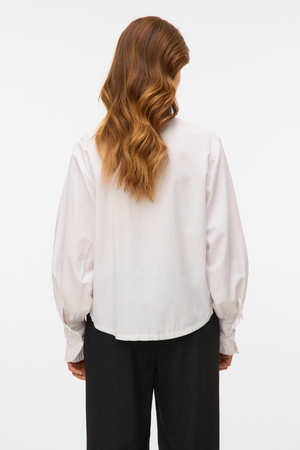 Fanni Ruffel Top - Blancanieves