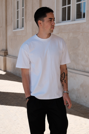 Camiseta cuadrada - Blanco