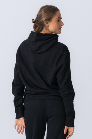 Sudadera con capucha esencial - Negro