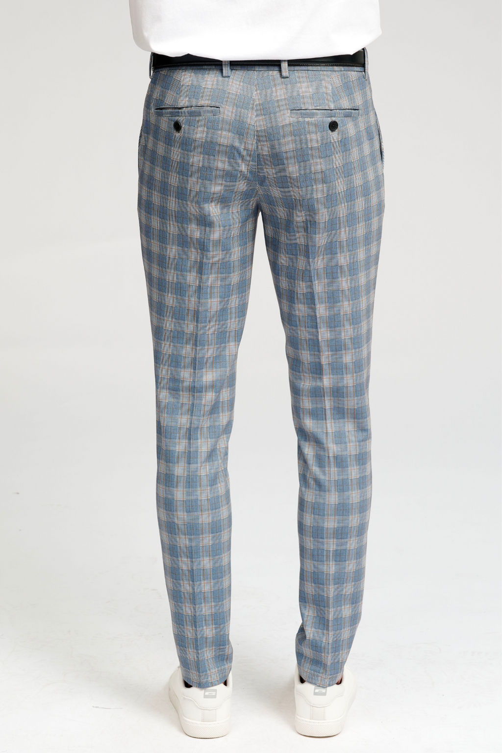 De origen Performance Pants - Blå Ternet (limitado)