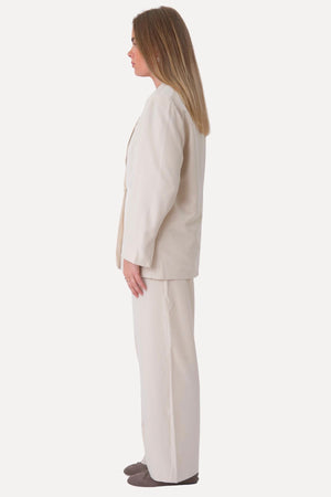 Blazer de gran tamaño - Beige