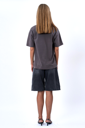 Camiseta Heavy Boxfit - Gris oscuro