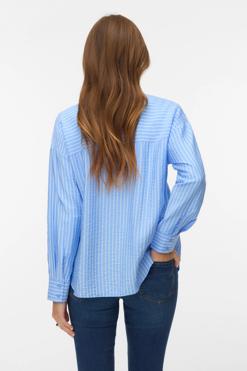 Camisa Kaja LS - Vista Blue Sandra