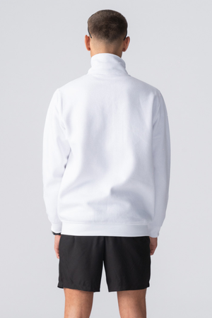 Ulan Sweat Zip Jacket - White