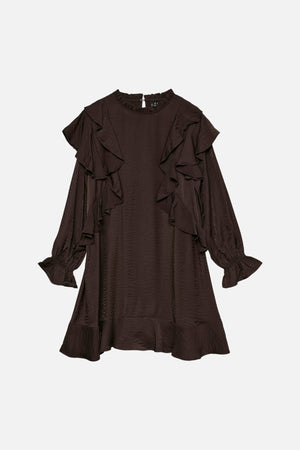 Vestido de volteo corto de Lizzi - Torte de chocolate