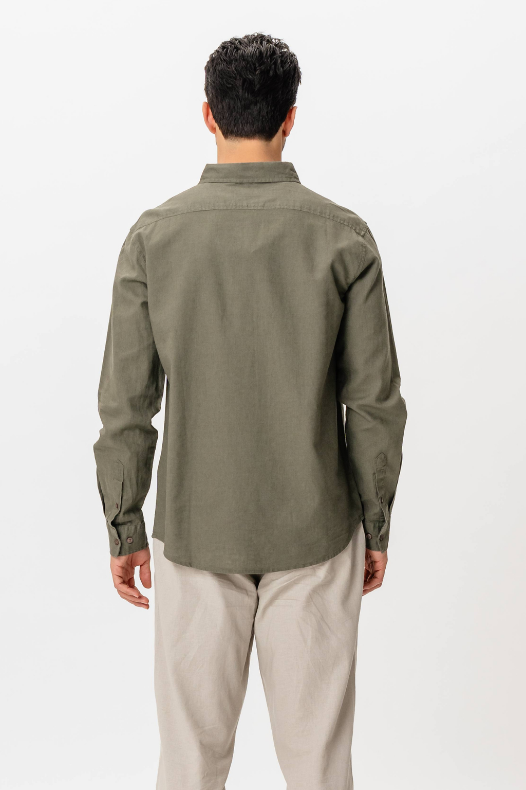 Camisa de lino - Ejército