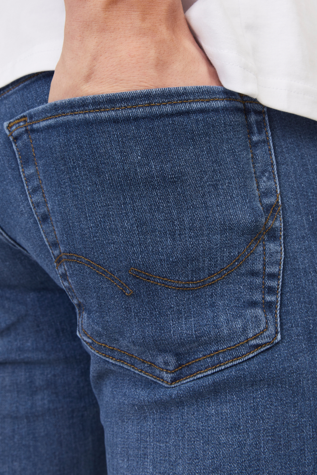 Glenn Stretch Jeans - Denim Blue (Fit Slim)