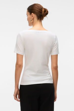 Top modal Panda - Blanco brillante