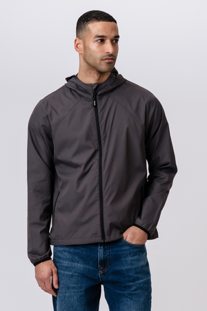Chaqueta Shell - Gris oscuro